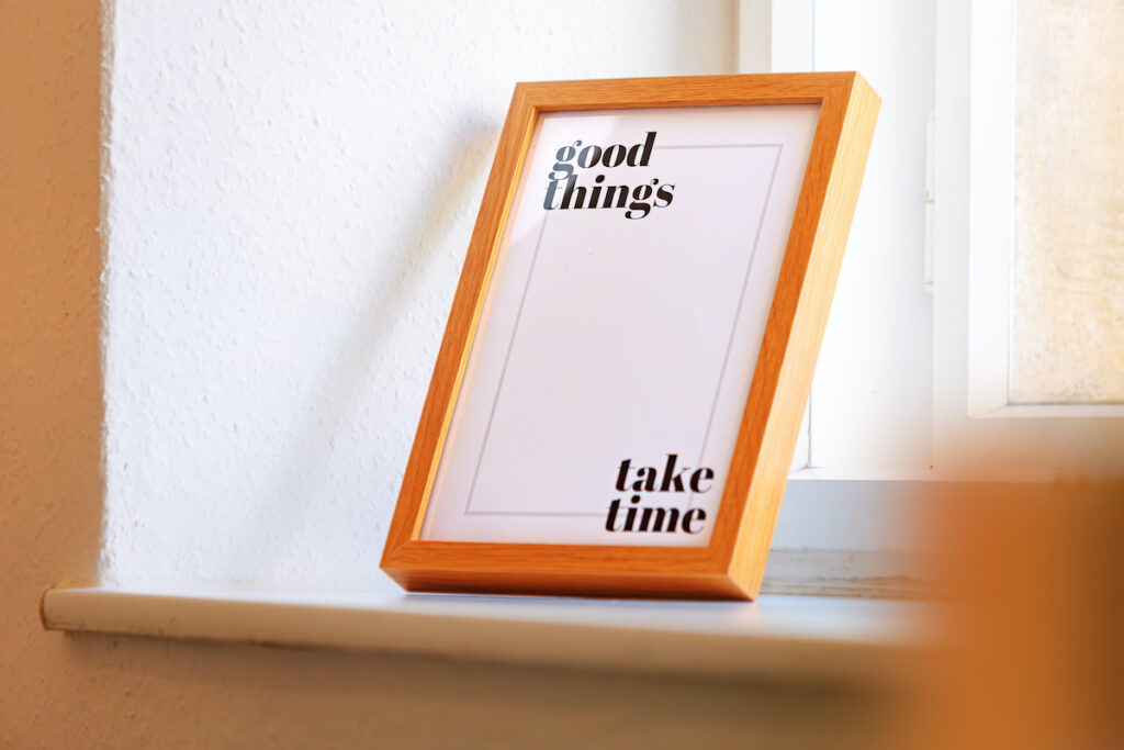 Konnektiv62 Good Things Take Time